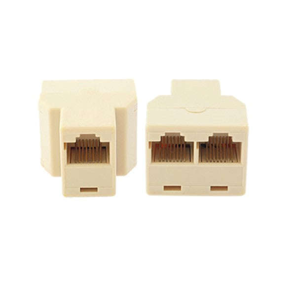 RJ45 Splitter Adapter by Microworld - Ethernet Cable Network Signal Splitter