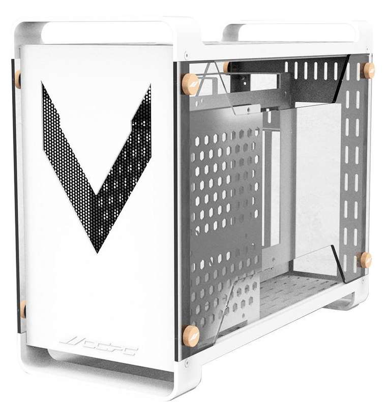 OCPC Vittoria ITX White Chassis (No PSU) - OC-CS-VIT-ITX-WH