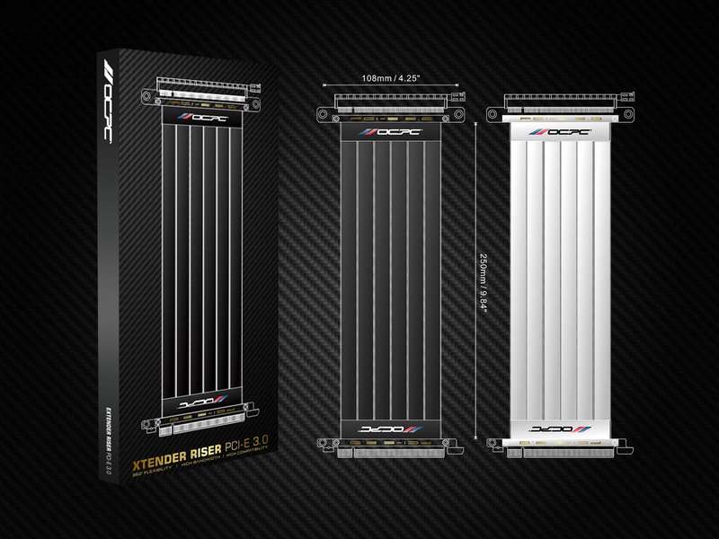 XTENDER PCI-E 3.0 16X RISER CAB 250MM BK