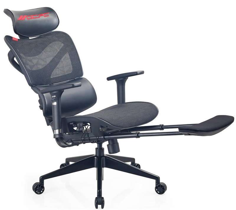 OCPC ARM-800 AIRMESH 800 3D Gaming Chair  Breathable Ergonomic Racing Seat with Lumbar Support