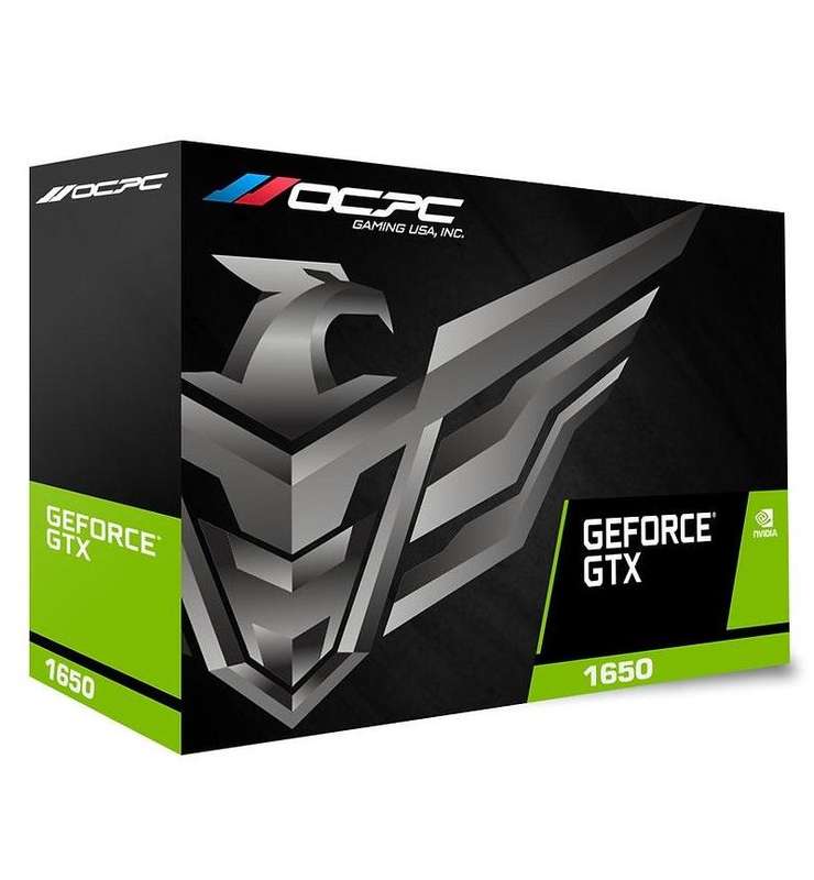 OCPC GTX 1650 4 GB GDDR6 XE White Dual Fan Compact GPU 1080p Gaming DP HDMI DVI Outputs