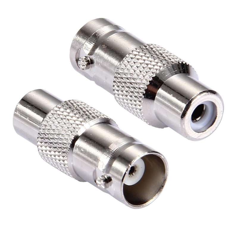 Microworld BNC Female to RCA Female Adapter - High-Quality Surveillance Camera Connector