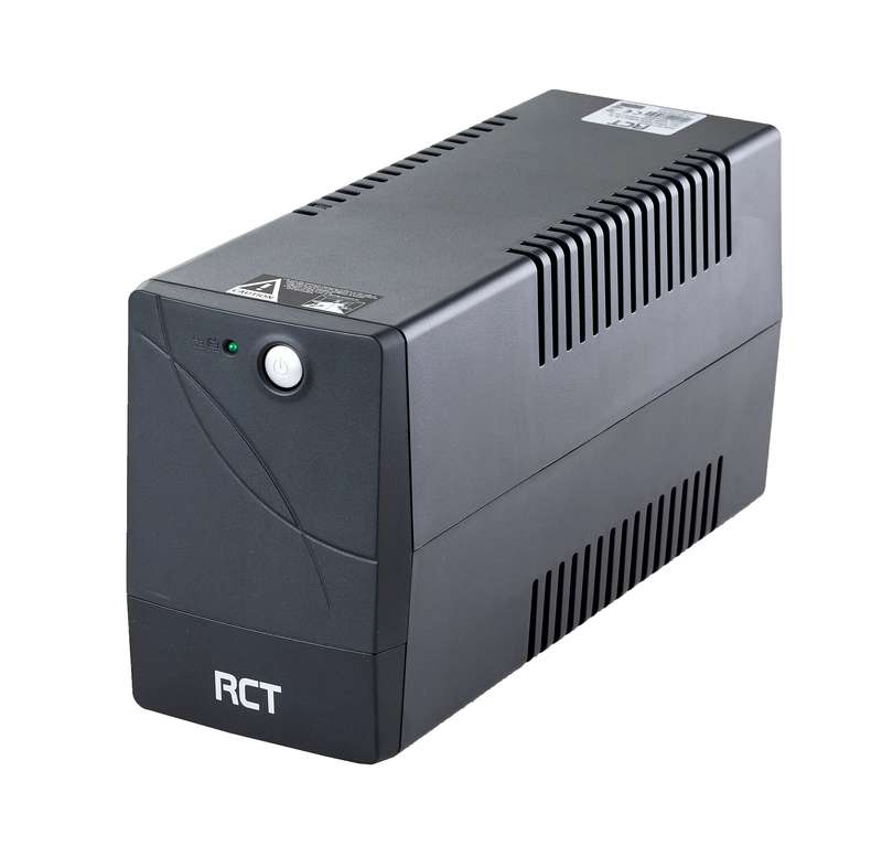 RCT 850VA LINE-INTERACTIVE UPS 510W WITH SA WALL SOCKETS - 1 X TYPE M 2 X TYPE N. BATTERY 6 MONTH...