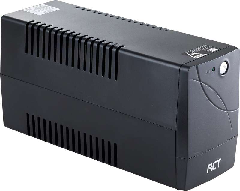 RCT 850VA LINE-INTERACTIVE UPS 510W WITH SA WALL SOCKETS - 1 X TYPE M 2 X TYPE N. BATTERY 6 MONTH...
