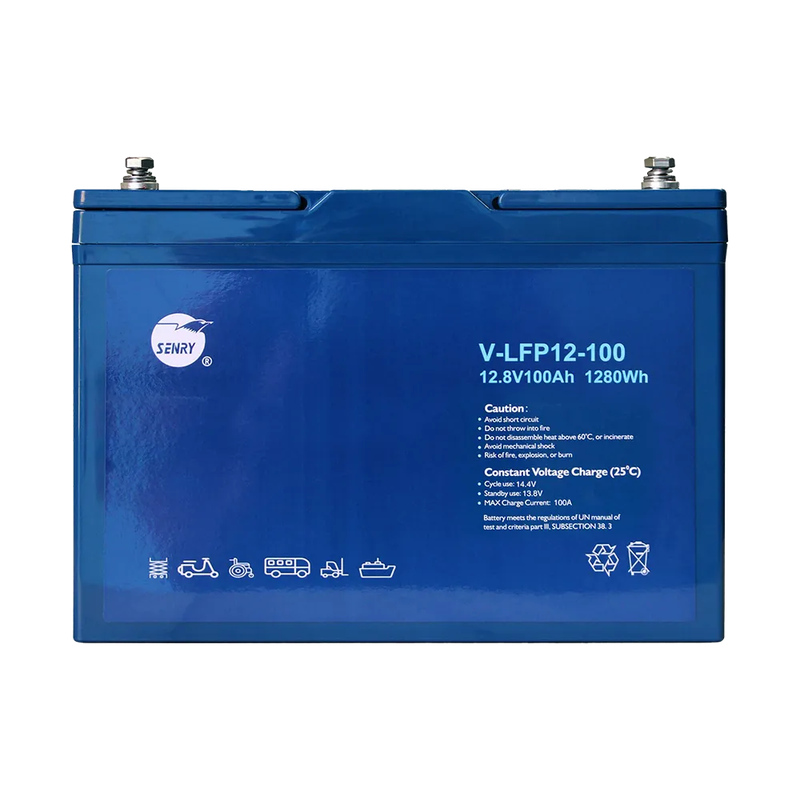 SENRY V-LFP12-100 12V 100Ah Lithium Iron Phospate battery 3YR Warranty 3000 Cylces at 80%DOD