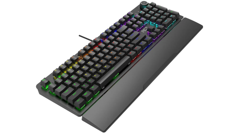 RCT HyperKey 104 keys Mechanical Gaming Keyboard; Blue mechanical switches; Multi Color LED Backl...