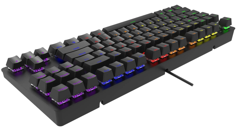 RCT HyperKeyTKL 87 keys Mechanical Gaming Keyboard; Blue mechanical switches; Multi Color LED Bac...