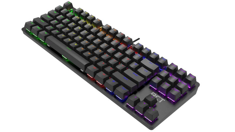 RCT HyperKeyTKL 87 keys Mechanical Gaming Keyboard; Blue mechanical switches; Multi Color LED Bac...