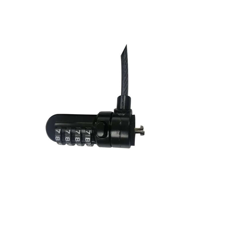 RCT 4 Digit Notebook Security Lock with T-Bar security slot adaptor for Notebook without lock slo...