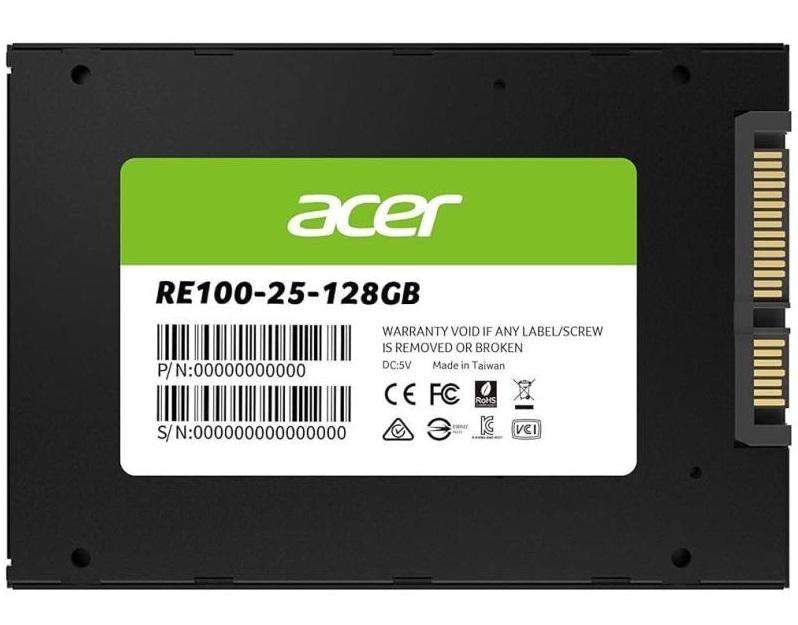 Acer 128GB 2.5" SATA SSD  3D TLC NAND Solid State Drive for Faster Boot & File Load Times