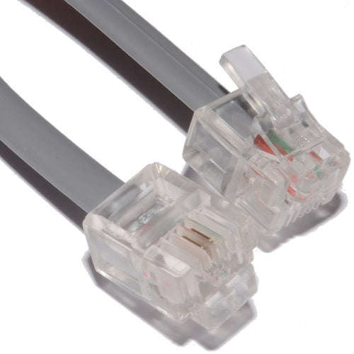 Microworld RJ11 Telephone Cable 1.8M - Connect Two RJ11 Devices Easily