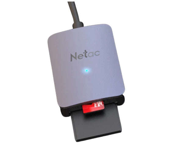 Netac WK12 USB 3.0 And Type-C Memory Card Reader Dual Interface SD TF Card Adapter