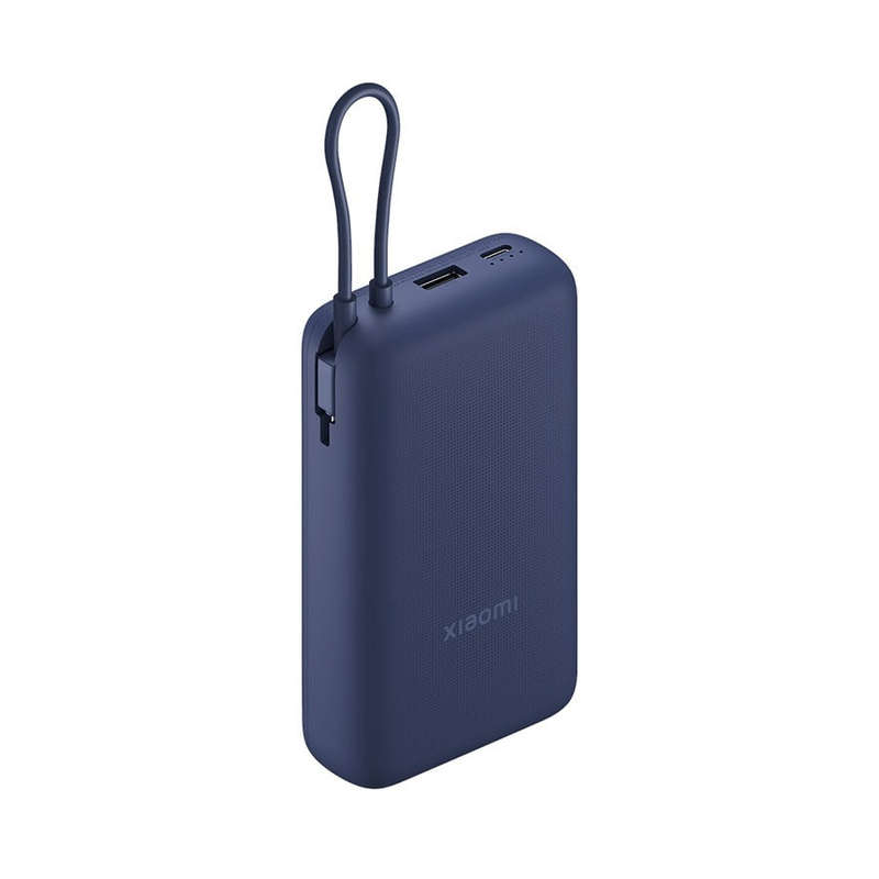 Xiaomi 33W Power Bank 10000 (Integrated Cable) - Blue