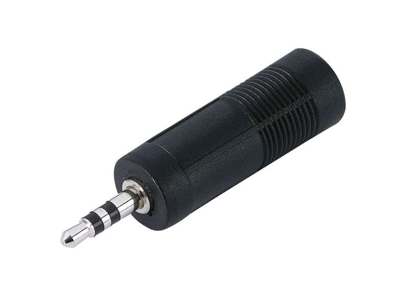 Microworld 3.5mm Male to 6.3mm Female Stereo Audio Adapter
