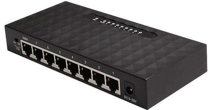 Network Switch 8 Port 10/100/1000 Mbps