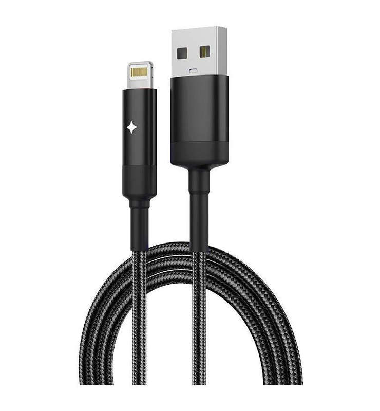Smart Power Off Lightning Cable Black