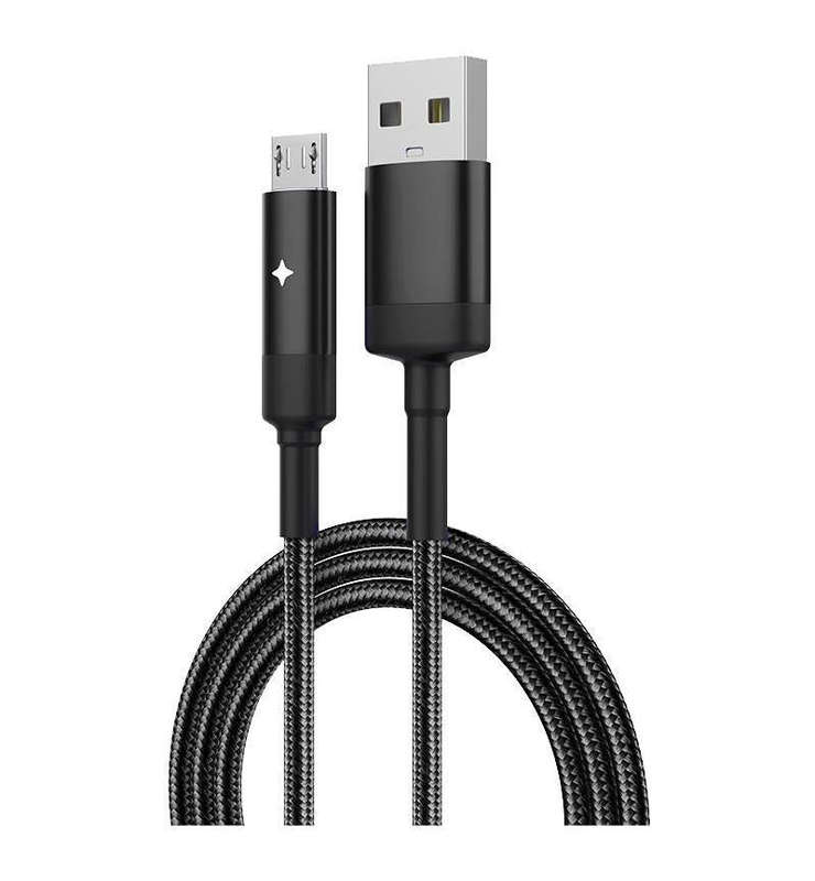 Smart Power Off Micro Usb Cable Black