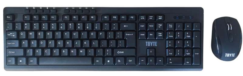 TBYTE Wireless Desktop Combo Keyboard and Mouse - UWC105