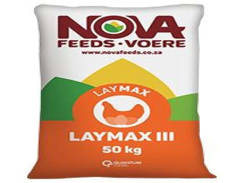 Nova Chicken feed Laymax 3 -50kg Bag