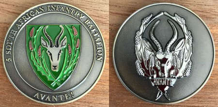 Commemorative Challenge Coin - 5 SA Infantry Battalion