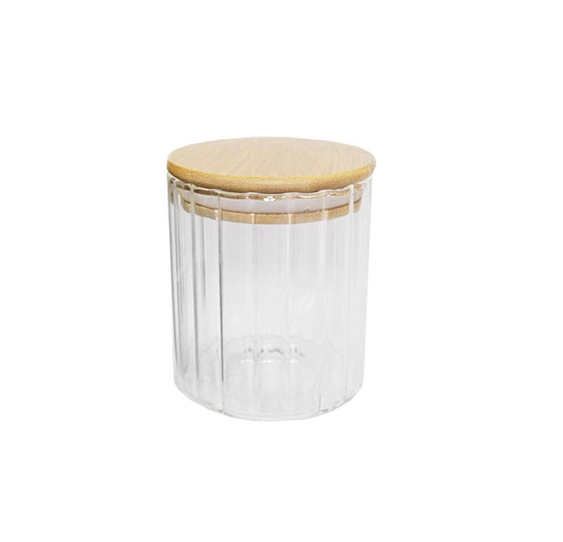 Pantry Gem Jar with Bamboo Lid - 90 x 150mm