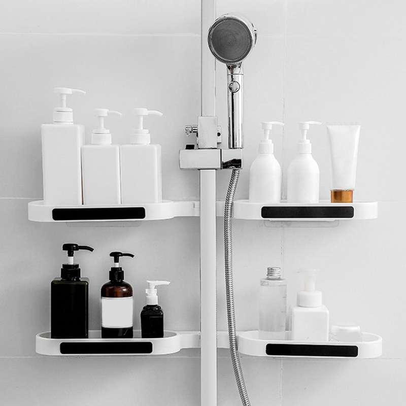 Adhesive Caddy Storage Rack - Fine Living