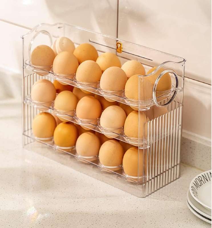 Space Saver 3 Tier Egg Tray - Fine Living