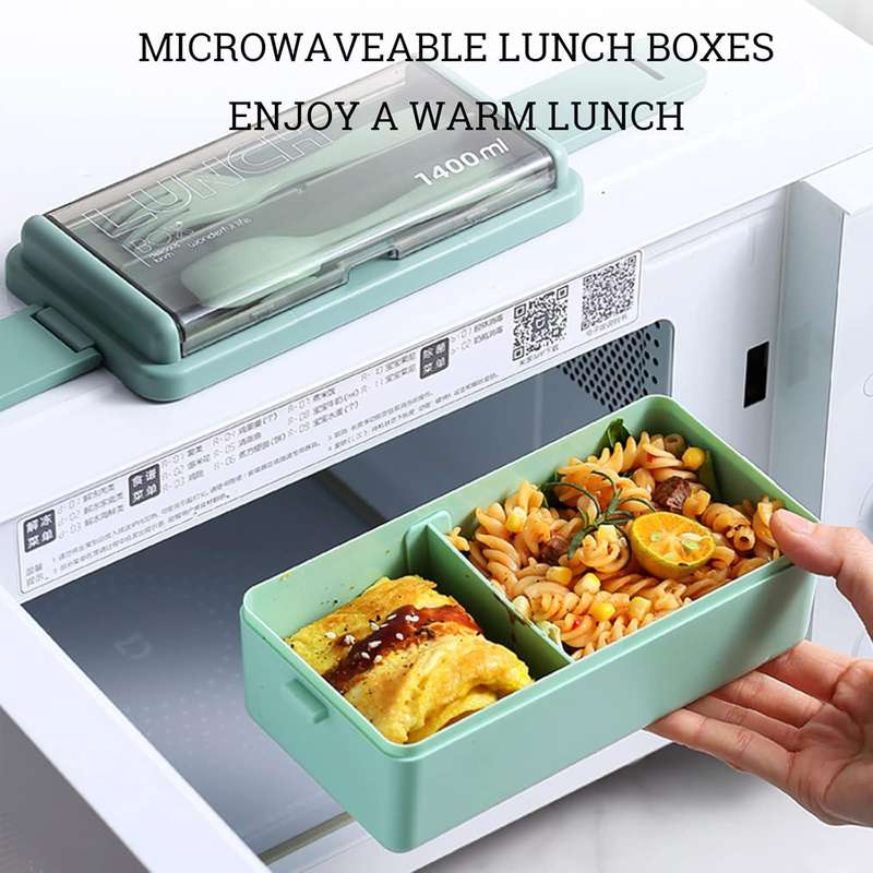 MealStash Lunch Box - Blue/ Yellow - Fine Living