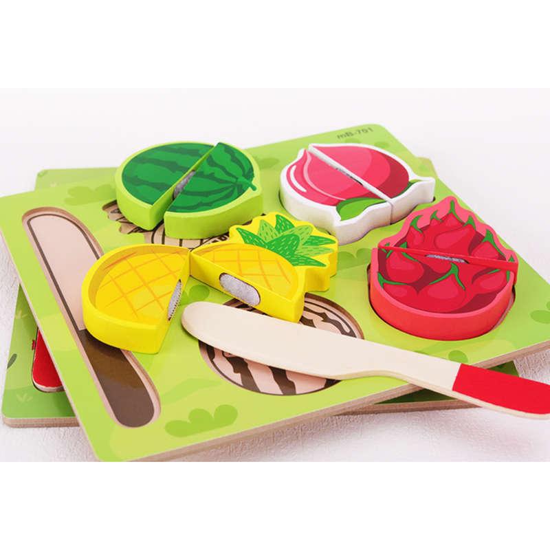 3D Wooden Jigsaw Puzzle Board-Fruits