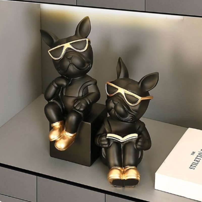 Bulldog Book Holder - Black