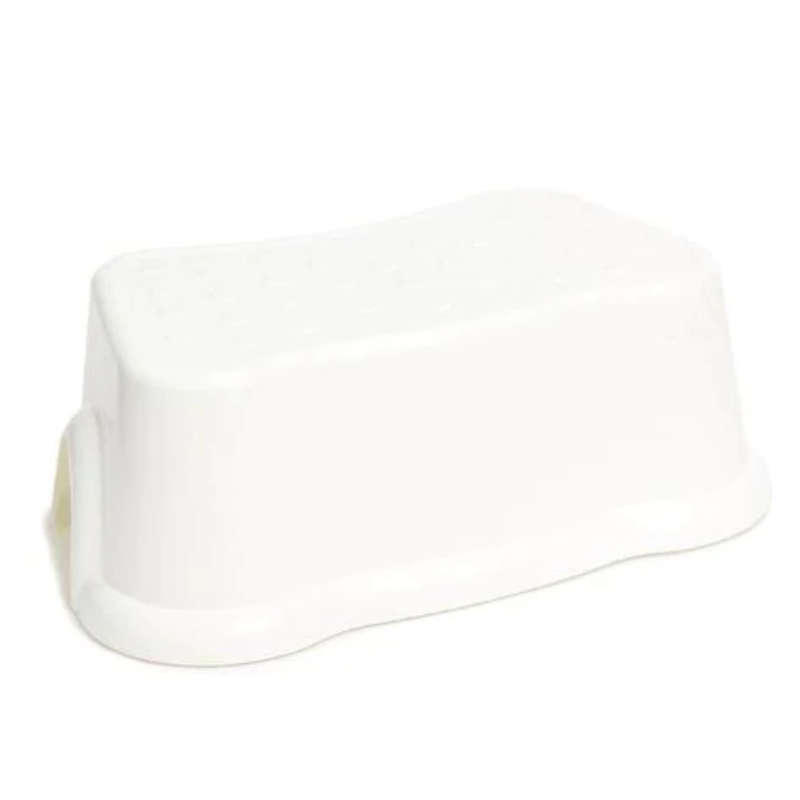 Bathroom Full Stool - White