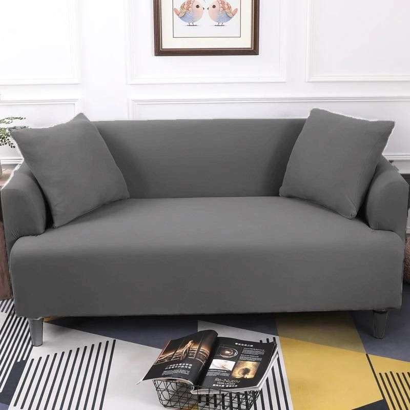 Fine Living Velvet 3Seater Couch Cover - Light