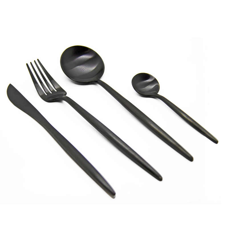Finery - Cutlery Set 24pc - Carbon Black