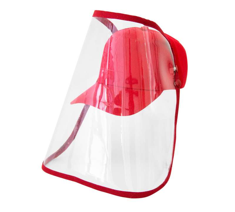 Red Kiddies Cap with Visor