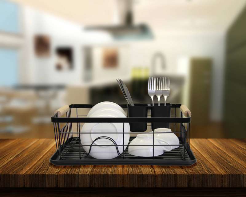 Fine Living Masimo Dish Rack - Black