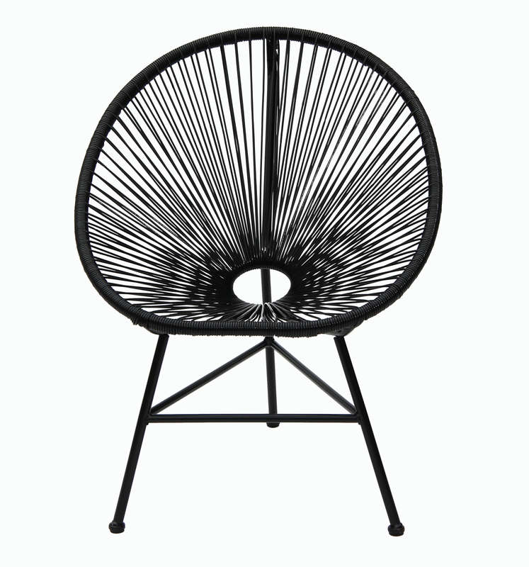 Fine Living Acapulco Chair - Black