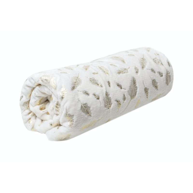 Fine Living Plush Throw - Feathers 1.5mx1.9m