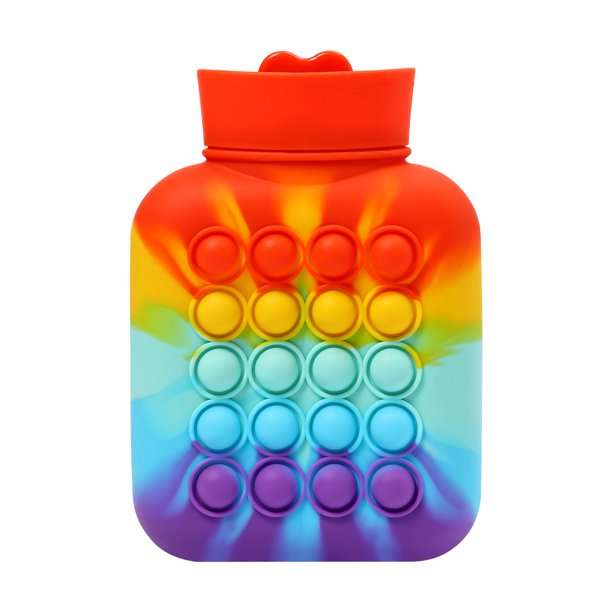 Pop it Hot Water Bottle - Rainbow