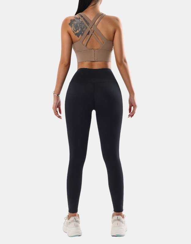 Fitness Sports Bra - High Impact  Coca Brown