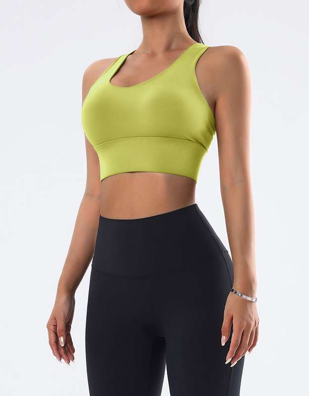 Fitness Sports Bra - High Impact  Lime Green