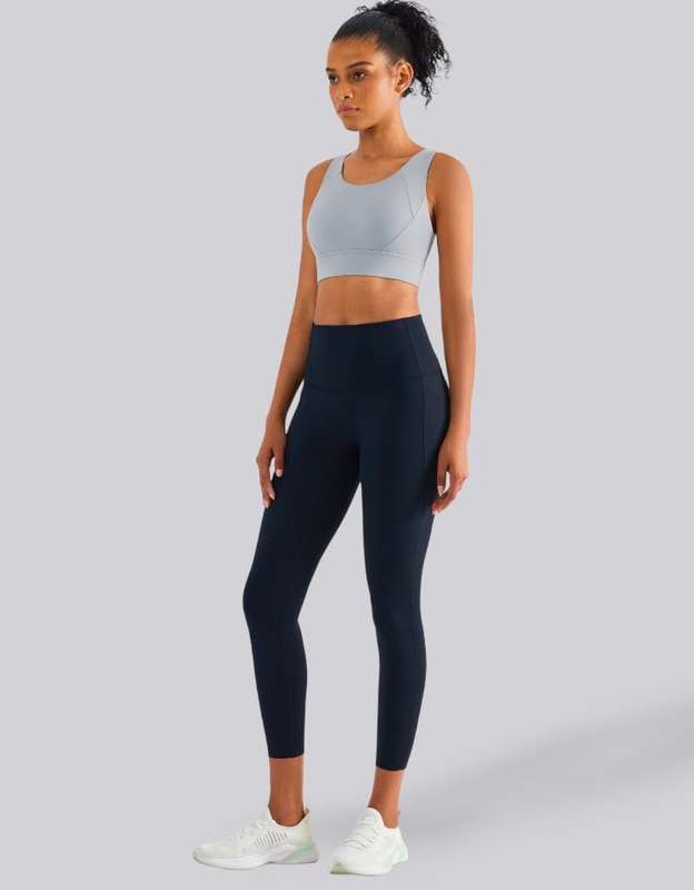 High Impact Sports Bra - Fixed Cups - Rhino Grey