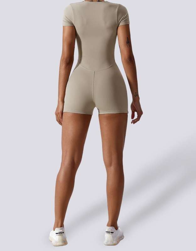 Jumpsuit Shorts - Stone Brown