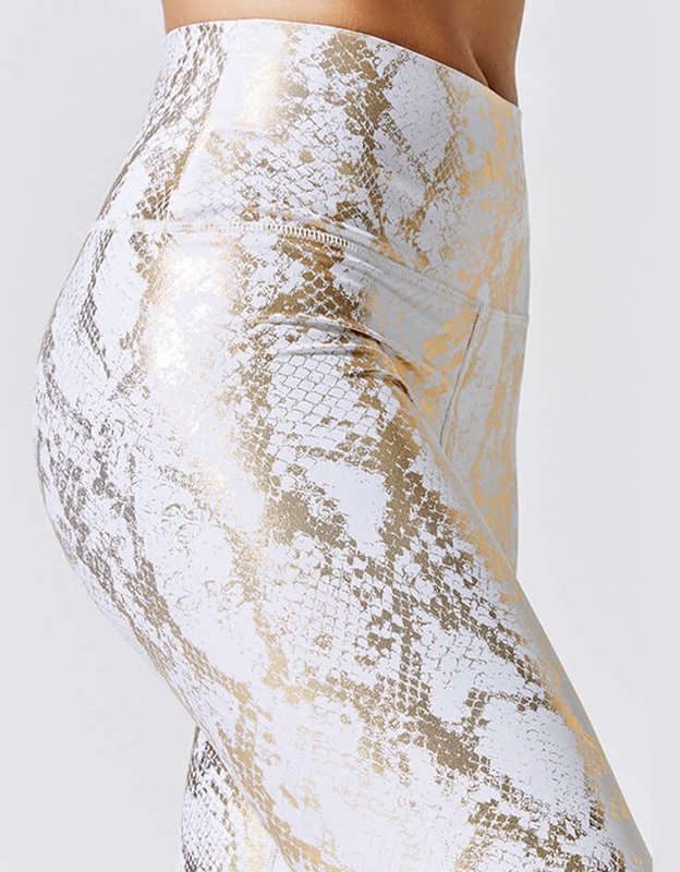 Womens Active Set - Snake Skin Print
