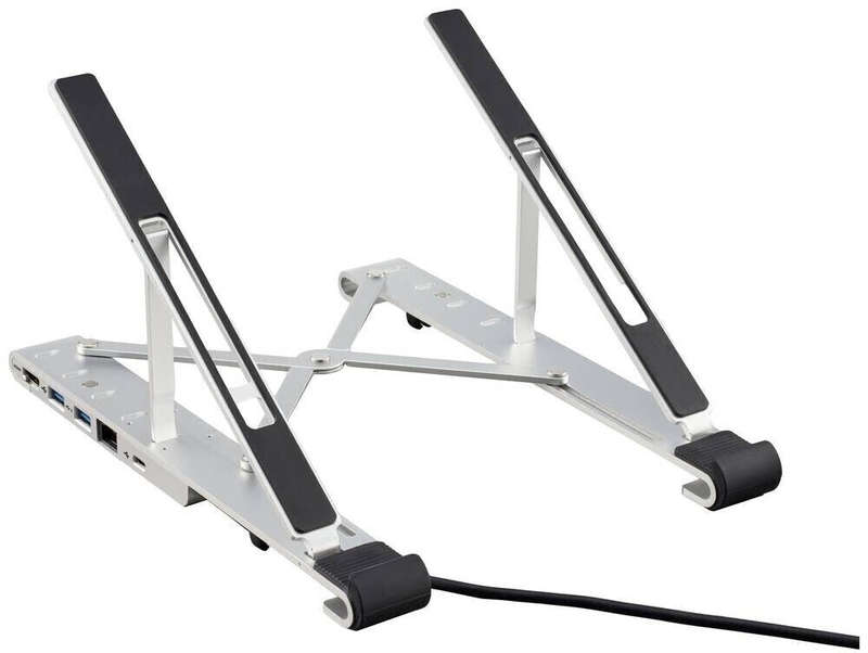 Acer notebook stand USB Type-C 6 in 1 Stand/Dock Type C + HDMI + RJ45(LAN) + 2 x USB A Sliver ADK...