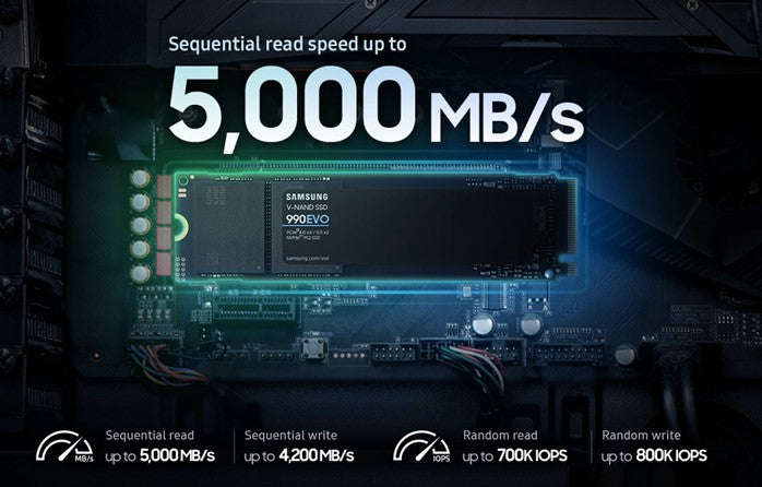 SAMSUNG 990 PRO 4 TB NVME SSD