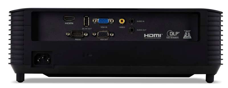 Acer X1128H DLP SVGA 4800 Lm 20000:1 EMEA 2.7 Kg  Bag  Data Projector  SA Power