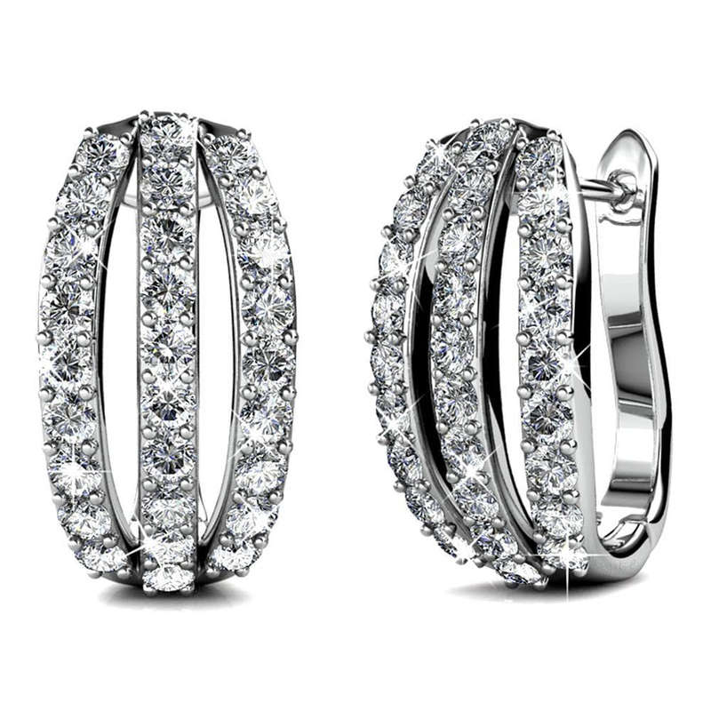 3 Row Arch Earrings
