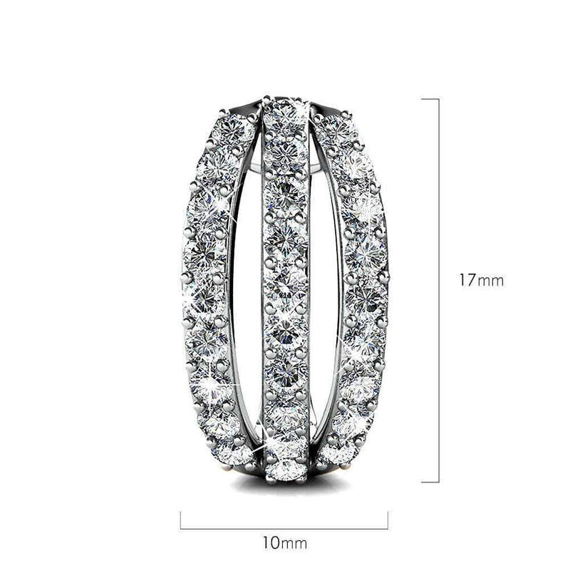 3 Row Arch Earrings