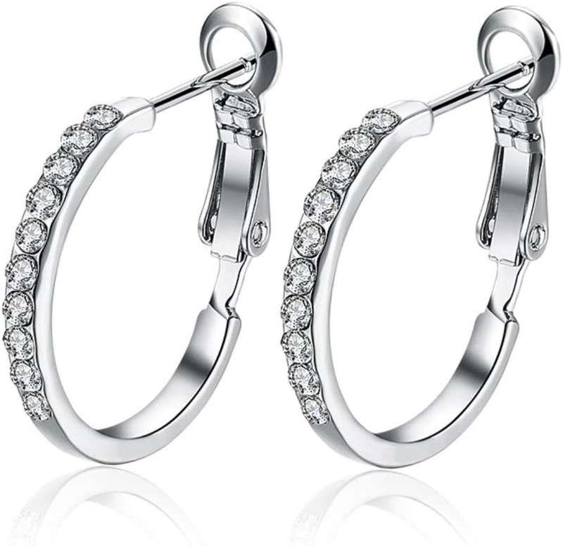 Dhia Latch-Back Hoop Earrings