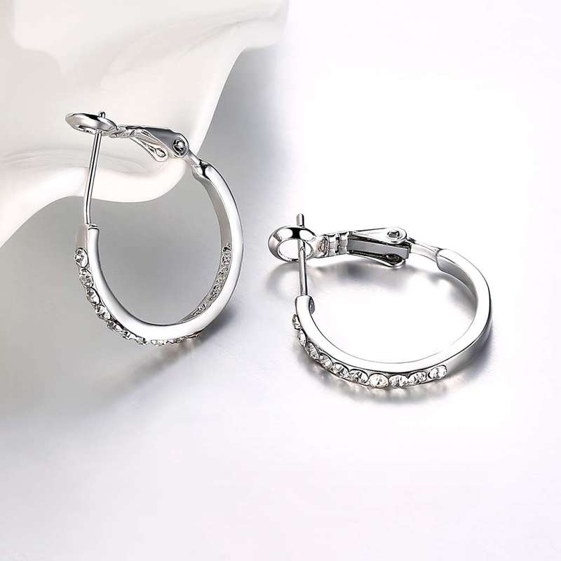 Dhia Latch-Back Hoop Earrings